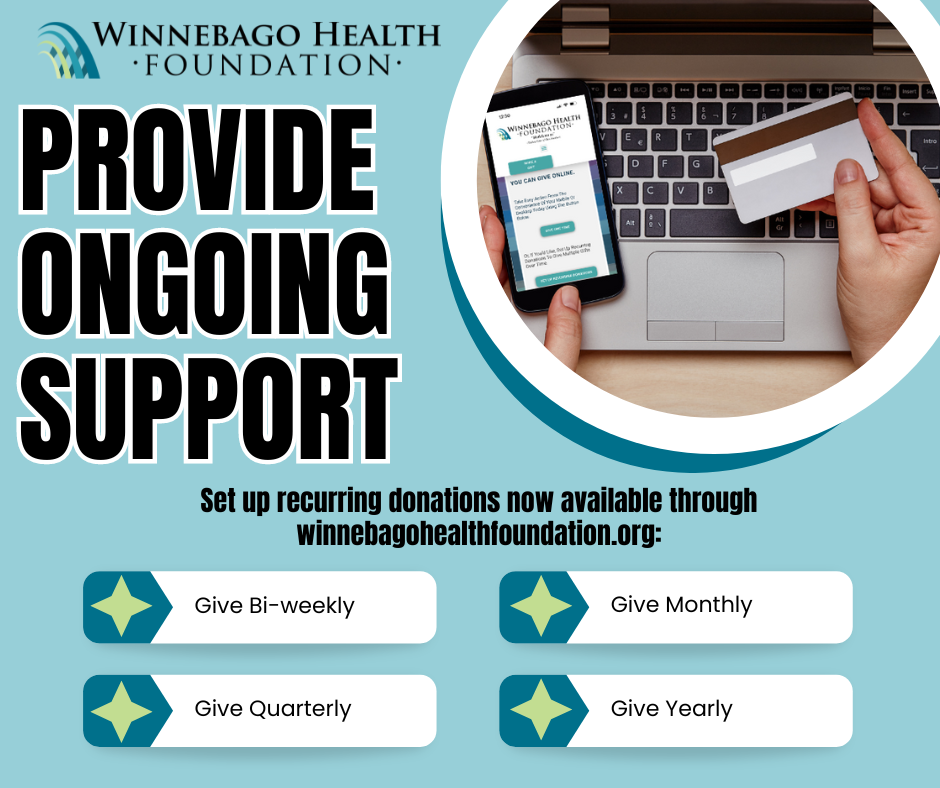 Winnebago Health Foundation Introduces Recurring Donati